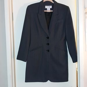 Charcoal Gray Larry Levine Coat